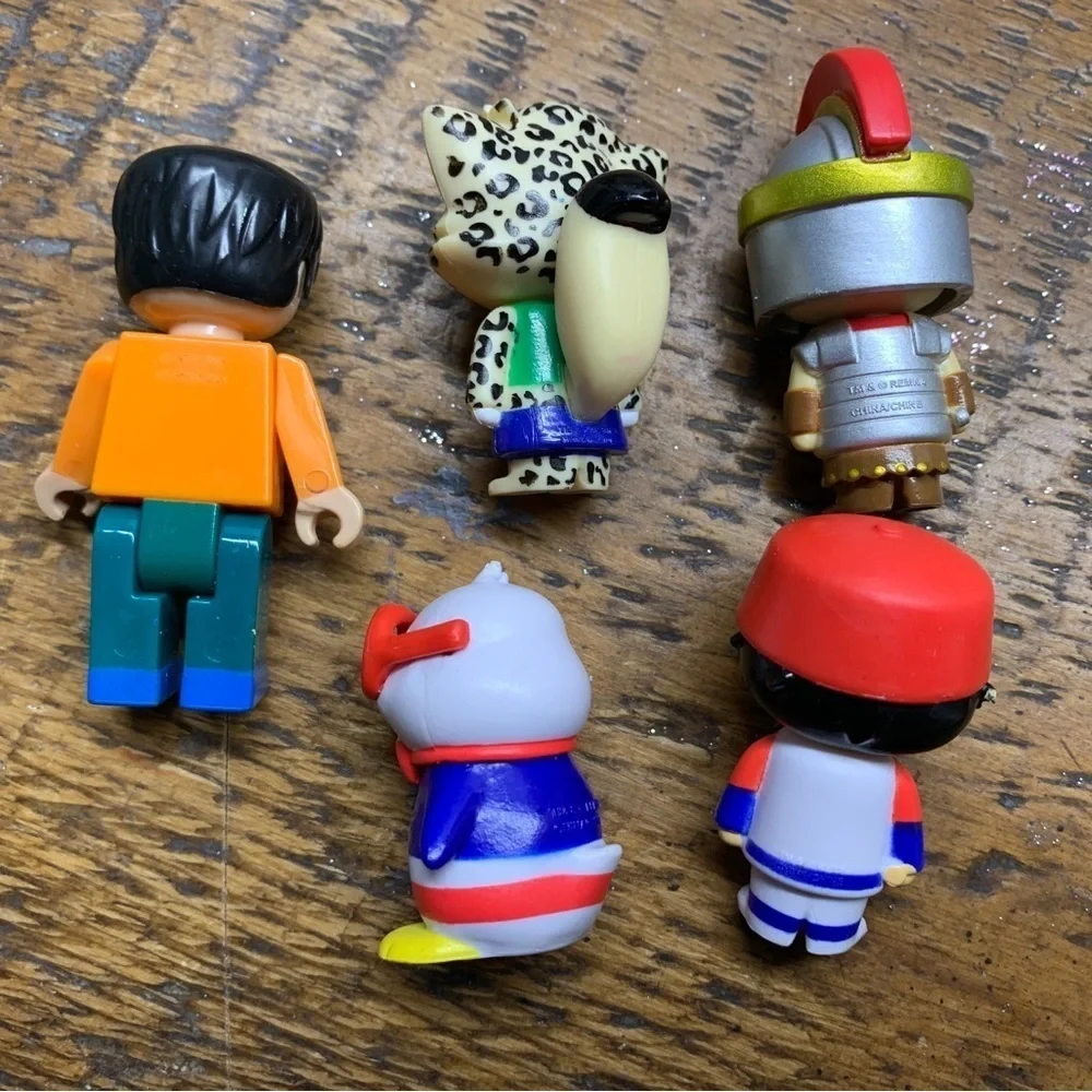 5 Ryans World Figures Toys Peck, Dominican Republic, Brazil Cheetah, Knight